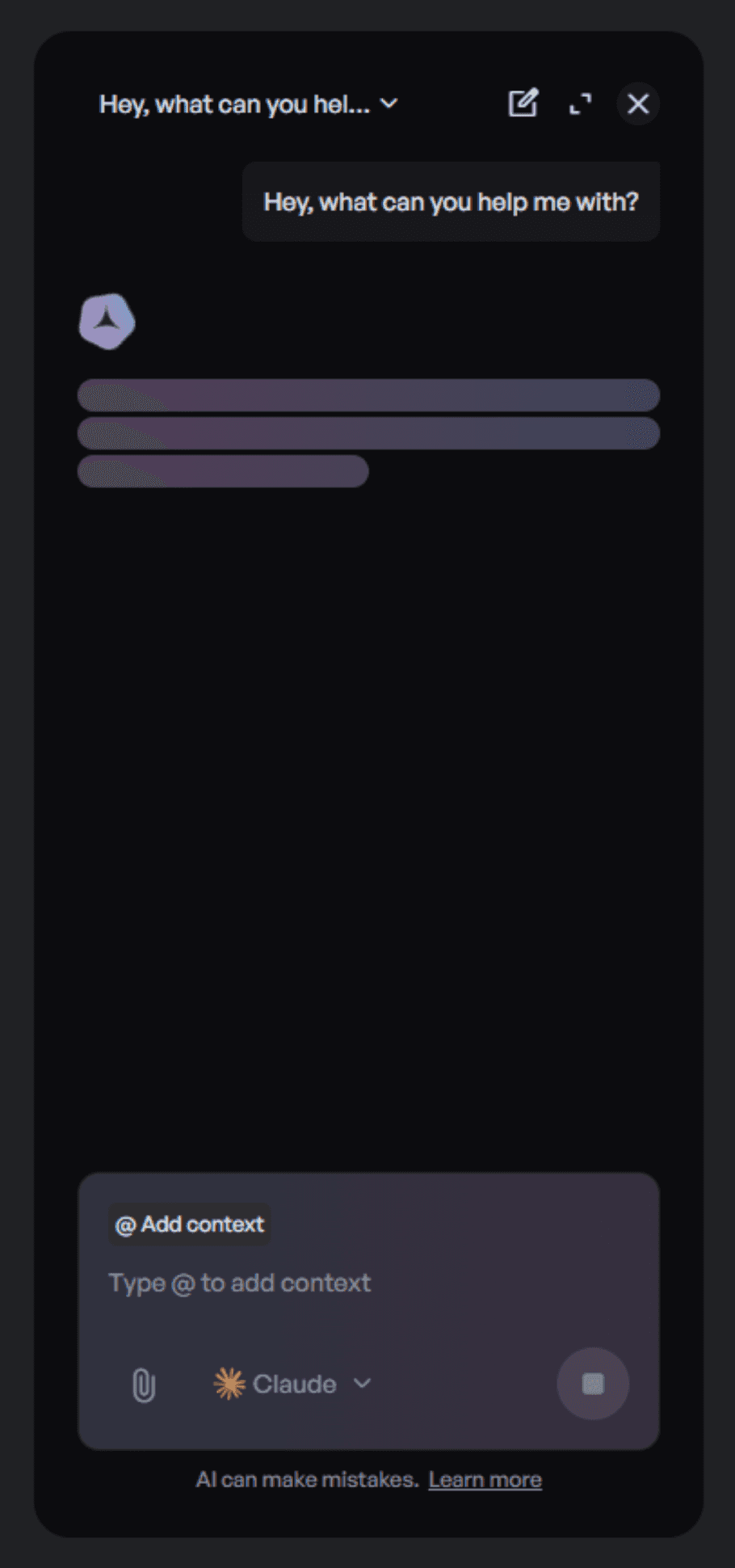 Web Agent Interface Preview